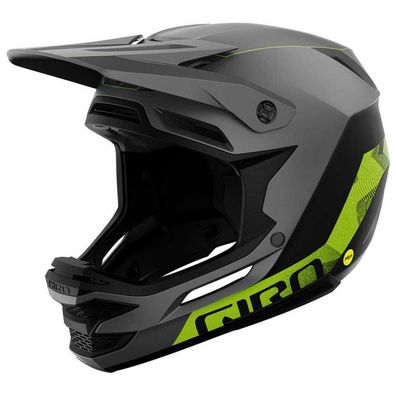 Fahrradhelm Giro Insurgent Spherical schwarz matt/gelb anodisiert/grau