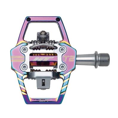 Pedale HT-Components HT T2 Aluminium CNC Silber