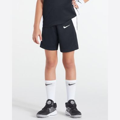 Short Nike mit verstellbarem Bund, schwarz
