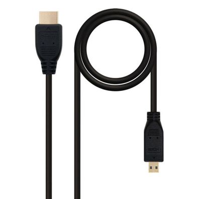 Nanocable 10.15.3502 - Micro Hdmi To Hdmi V1.4 High-Speed Cable/Hec, A/Md/M