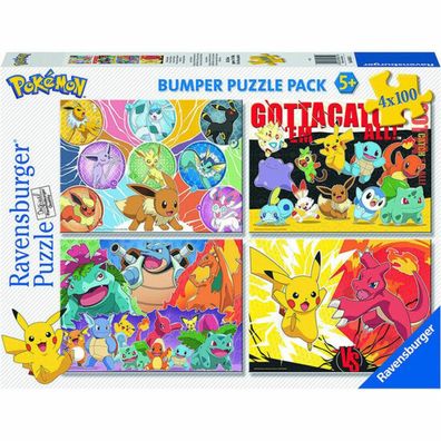 Pokemon-Puzzle 4x100Stück