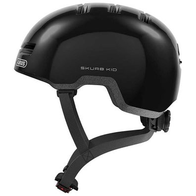 Fahrradhelm abus Skurb Kid Kinder Schwarz Glänzend