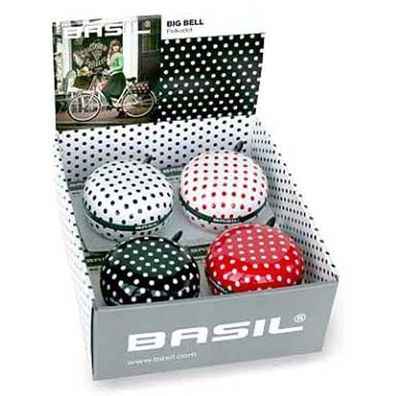 Fahrradklingel Basil BIG BELL Polkadot mit Punkten