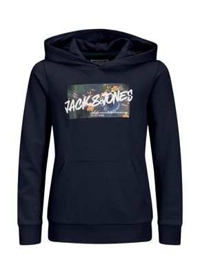 Sweatshirt Jack & Jones Hawaii Shape Marine mit Kapuze
