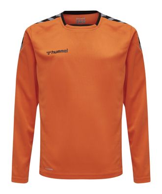 T-Shirt hummel hmlAUTHENTIC mit langen ßrmeln, mandarine