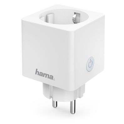 Intelligente Steckdose Hama Mini kabellos Wi-Fi 2,4 GHz Weiß