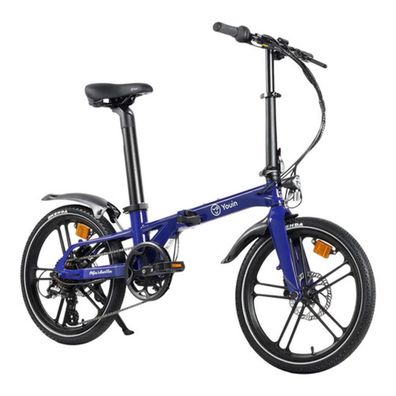 Elektrisches Klapprad Youin Marbella BK1350, Blau, 20 Zoll