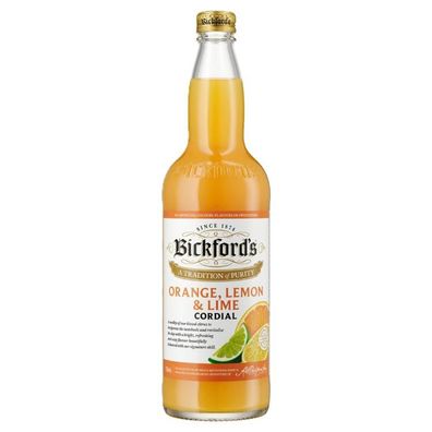 Bickford's Cordial Orange, Lemon & Lime 750 ml
