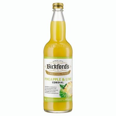 Bickford's Cordial Pineapple & Lime 750 ml