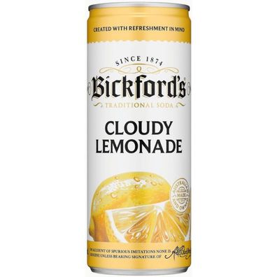 Bickford's Cloudy Lemonade Can 250 ml