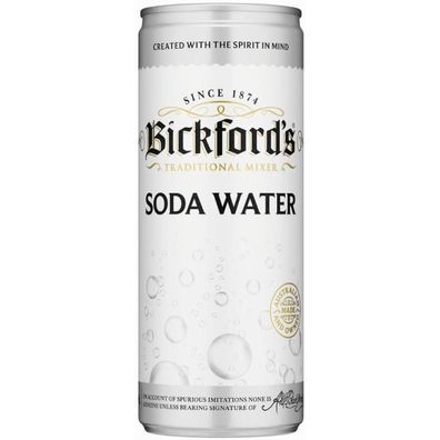Bickford's Soda Water Can 250 ml