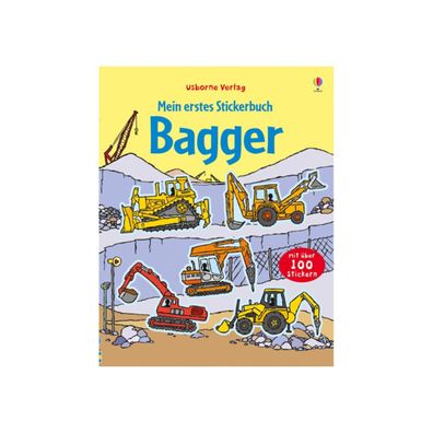 Mein erstes Stickerbuch Bagger