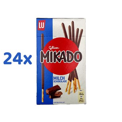 Mikado Milchschokolade - Kiste mit 24x 75g
