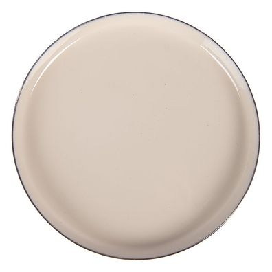 Clayre & Eef Untersetzer für Gläser Ø 11x1 cm Beige Metall (Gr. Ø 11x1 cm)
