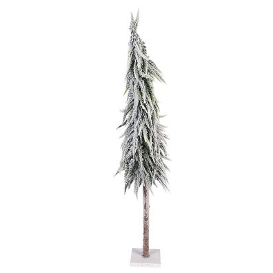 Clayre & Eef Mini-Kunstweihnachtsbaum Ø 15x80 cm Grün Kunststoff (Gr. Ø 15x80 cm)