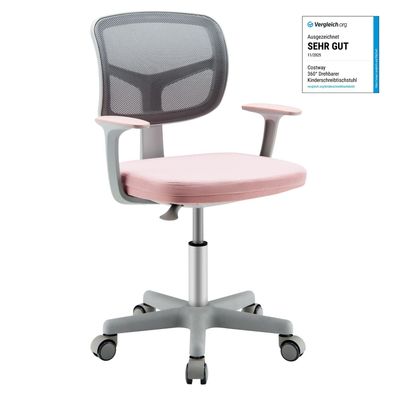 Kinderschreibtischstuhl 360° drehbar, Jugendstuhl 80-91,5cm höhenverstellbar, Kinder