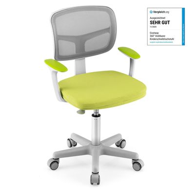 360° Drehbarer Kinderschreibtischstuhl, 80-91,5 cm Höhenverstellbarer Jungendstuhl