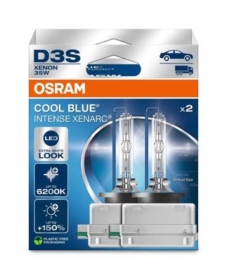 OSRAM D3S 12V+24V 35W PK32d-5 XENARC COOL BLUE Intense NextGen. 6200K + 150% 2st