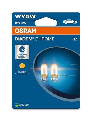 OSRAM WY5W 12V 5W W2.1x9.5d Diadem Chrome NextGen 2st. Blister