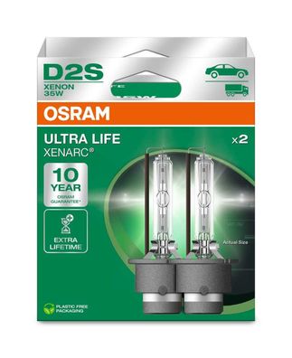 OSRAM D2S 35W P32d-2 ULTRA LIFE 10 Jahre Garantie 2st