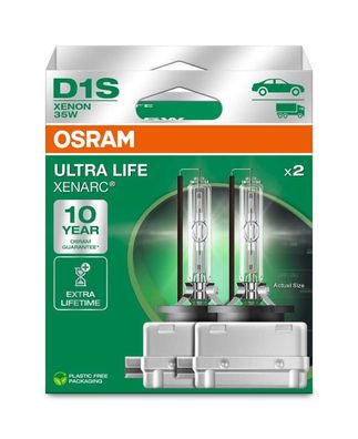 OSRAM D1S 35W PK32d-2 ULTRA LIFE 10 Jahre Garantie 2st