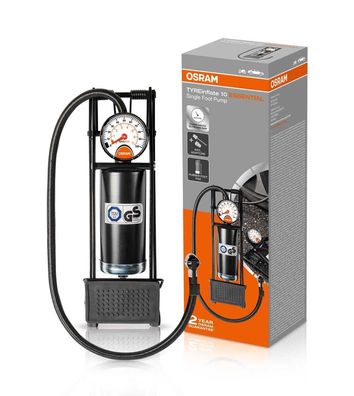 OSRAM TYREinflate 10 Essential Fuß-Luftpumpe 1st