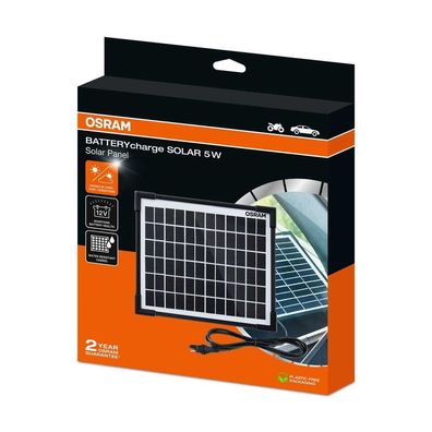 OSRAM Batterycharge SOLAR 5W bis zu 0,28A (18V) 1st