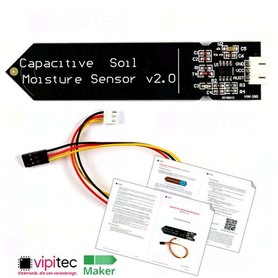 Bodenfeuchtesensor Version 2.0 | 5V 3.3V Kapazitiver Feuchtigkeitssensor v2.0