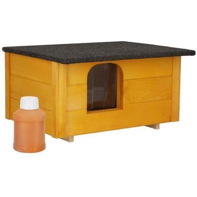 Springos® Hundehütte Hundehaus Wetterfest Isolierte Holz Haustierhütte Katzenhaus