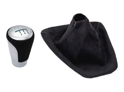 Schaltknauf kurz Performance Stil Schaltsack Microfaser für BMW E93 E92 E91 E90