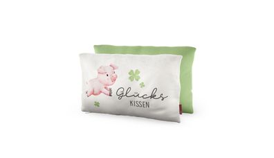 LaVida Kuschelkissen für Dich Glückskissen (Schwein)