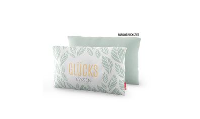 LaVida Kuschelkissen für Dich Glückskissen (Blatt)