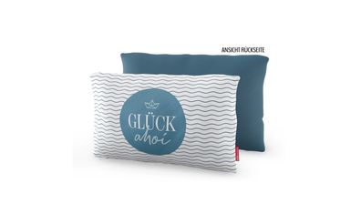 LaVida Kuschelkissen für Dich Glück ahoi (Schiff)