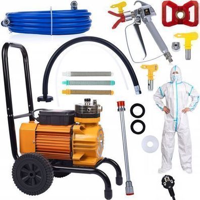 Rosfix Set Farbspritzgerät SBS03 – 3500W 22MPa 18L/min | Düse 513 Filter