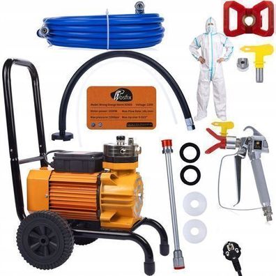 Rosfix Farbspritzgerät Strong Storm SBS03 – 3500W 22MPa 18L/min Set