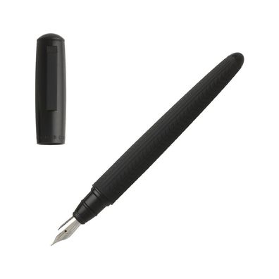 Hugo Boss - HSG9432 - Füllfederhalter - schwarz - Pure Tire