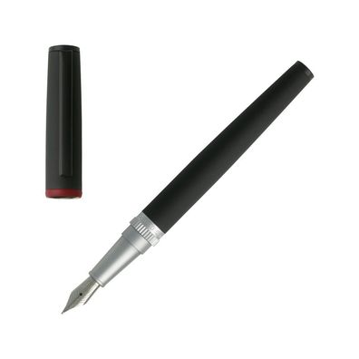 Hugo Boss - HSG8022A - Füllfederhalter - schwarz/silber - Gear