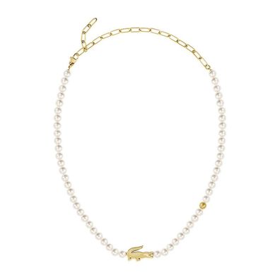 Lacoste - 2040429 - Halskette - Unisex - weiß - 50cm - Lifestyle