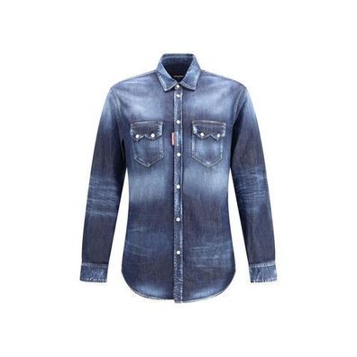 Dsquared² Blue Denim Shirt