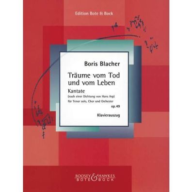 Träume vom Tod und vom Leben op. 49 9790202505748