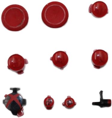 Original Xbox One Controller 1537 Knöpfe Rot Steuerkreuz Tasten X Y A B + Thumbsticks