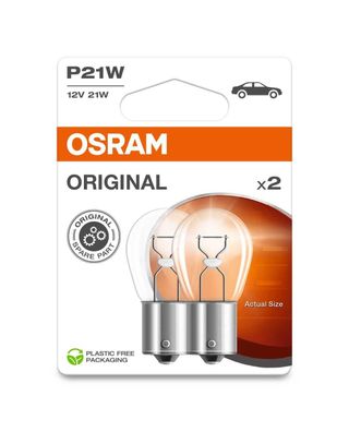 OSRAM P21W 12V 21W BA15s 2st. Blister Original