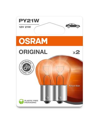 OSRAM PY21W 12V 21W BAU15s (gelb) Blister 2st