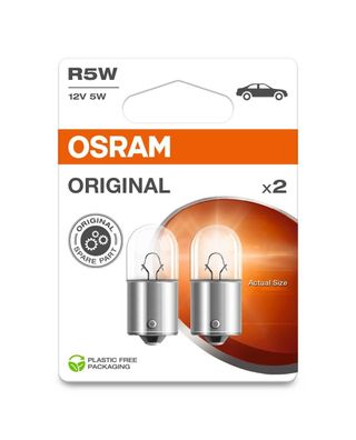 OSRAM R5W 12V 5W BA15s 2st. Blister