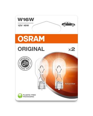 OSRAM W16W 12V 16W W2,1x9,5d 2st. Blister
