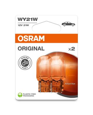 OSRAM WY21W 12V 21W WX3x16d (gelb) Blister 2St