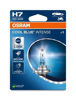 OSRAM H7 12V 55W PX26d Cool Blue Intense NextGen. 5000K + 100% 1st