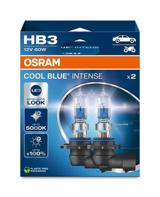 OSRAM HB3 12V 60W P20d Cool Blue Intense NextGen. 5000K + 100% Duo 2St
