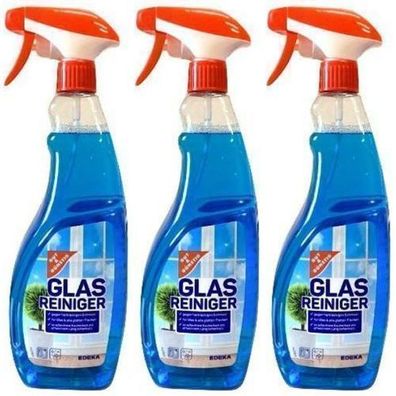 G&G Glasreiniger Set - 3 x 1 Liter Premium Reinigungsflüssigkeit für Fenster