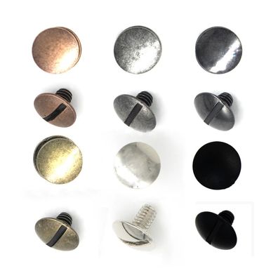 10 Buchschrauben - Chicagoschrauben, Befestigung für Leder, Gürtel, Halsbänder